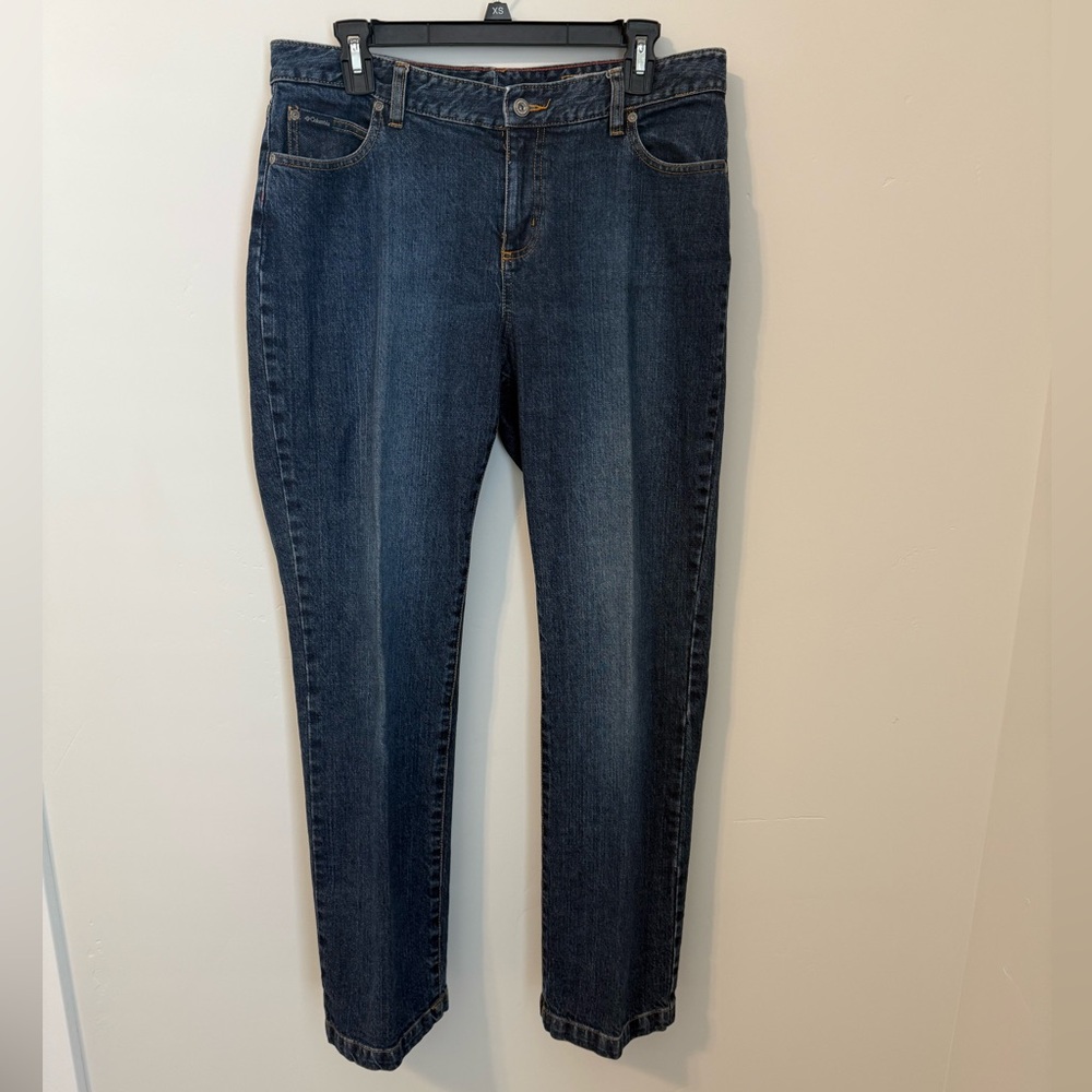 Columbia Dark Blue Straight Leg Jeans